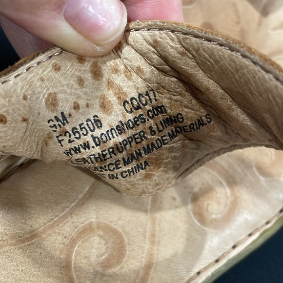 Born leather tan sandals shoes size 9 - Picture 7 of 7